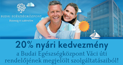 Budai Egészségközpont Nyári kedvezmények - Váci út