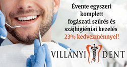 Villányi Dent kedvezmény